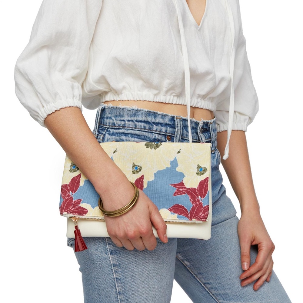 RACHEL PALLY REVERSIBLE CLUTCH - BLOOM